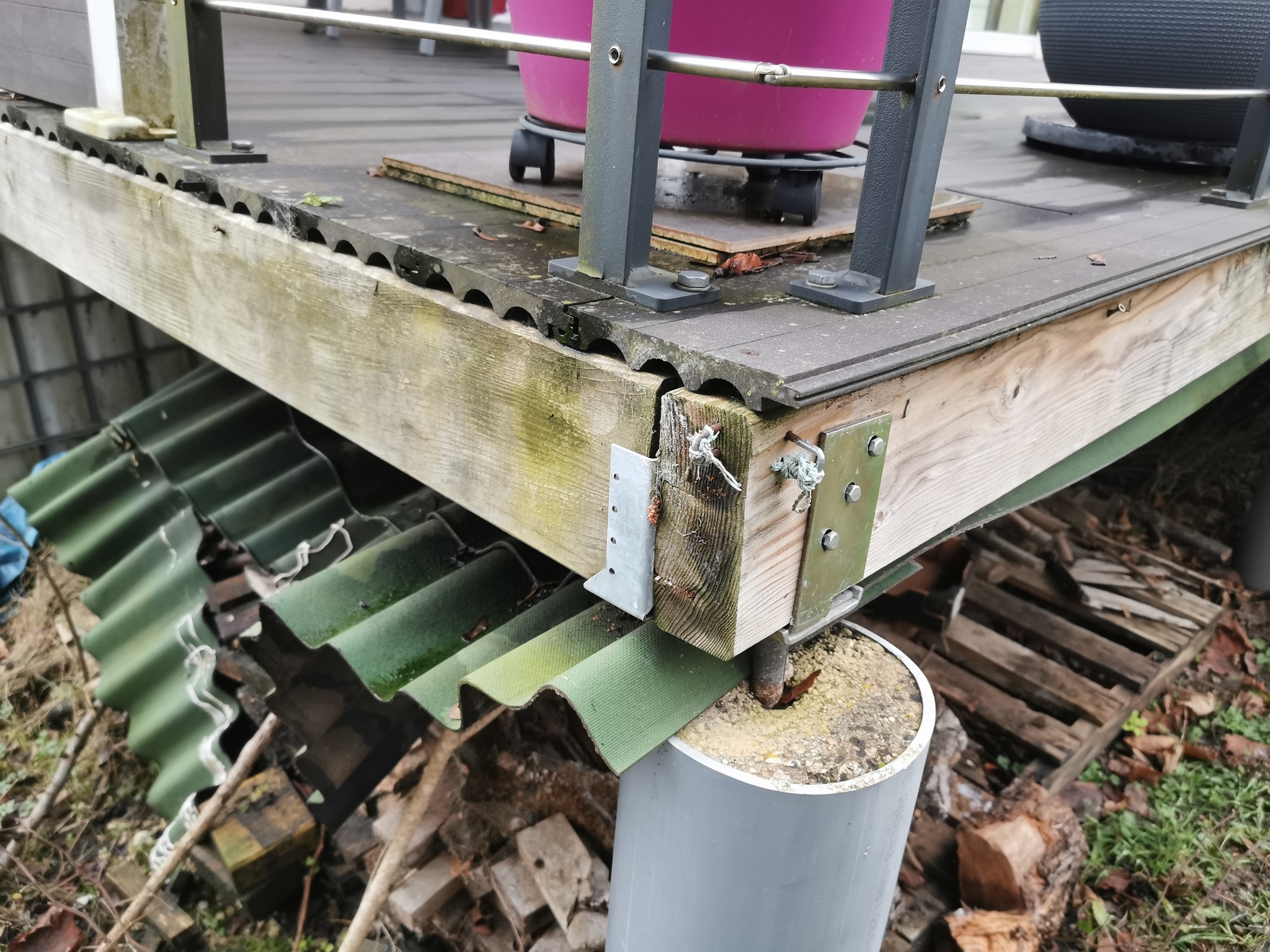 Expertise sur une terrasse bois