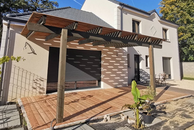 pergola bois sur mesure 77 soleil